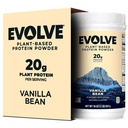 Evolve protein Toz, Ideal Vanilla, 20g protein, 1 Pound (Pack of 2)