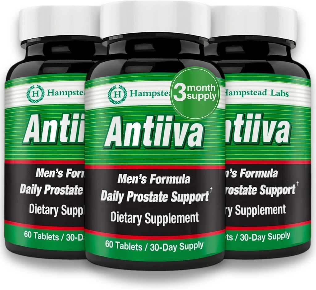 Beta Sitosterol Men's Prostate Support Diyetary Supplement – Daily Prostate Support Bladder Control for Men | 3Pack of 60 Tablets