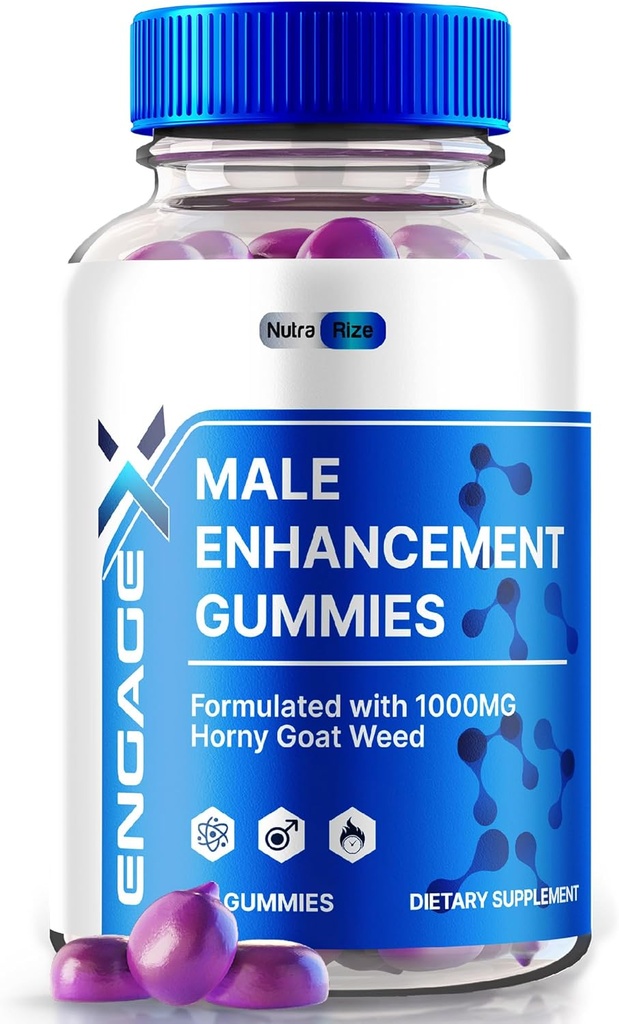 Engage X Gummies, Engage X Male Gummy Performance Support, All Natural Supplement for Men, EngageX Advanced Formula Pills for Power and Energy, EngageX Yorumlar (60 Gummies)