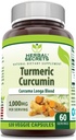 Herbal Sırları Turmeric Curcumin Supplement | 1000 Mg Per | 120 Veggie Capsules | Turmeric Toz & Turmeric Extract | Non-GMO | Gluten Free | Made in USA