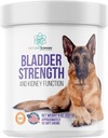 Bladder Strength Approx 55 Chews - Doğal Köpek UTI Tedavi - Kidney Köpeklere Destek - Köpek Cranberry Supplement - Senior Dog Incontinence Supplements - ABD'de Made in the USA