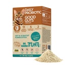 Meowbiyotiks Good Guts for Cats Probiyotik Toz, 11 Probiyotik Strains, 2 Prebiyotik, 5 Digestive Enzymes for Digestive Support, Tuna Flavor, Probiyotiks for Cats, Kapalı & Açık (30 Gün)