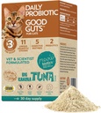 Meowbiyotiks Good Guts for Cats Probiyotik Toz, 11 Probiyotik Strains, 2 Prebiyotik, 5 Digestive Enzymes for Digestive Support, Tuna Flavor, Probiyotiks for Cats, Kapalı & Açık (30 Gün)
