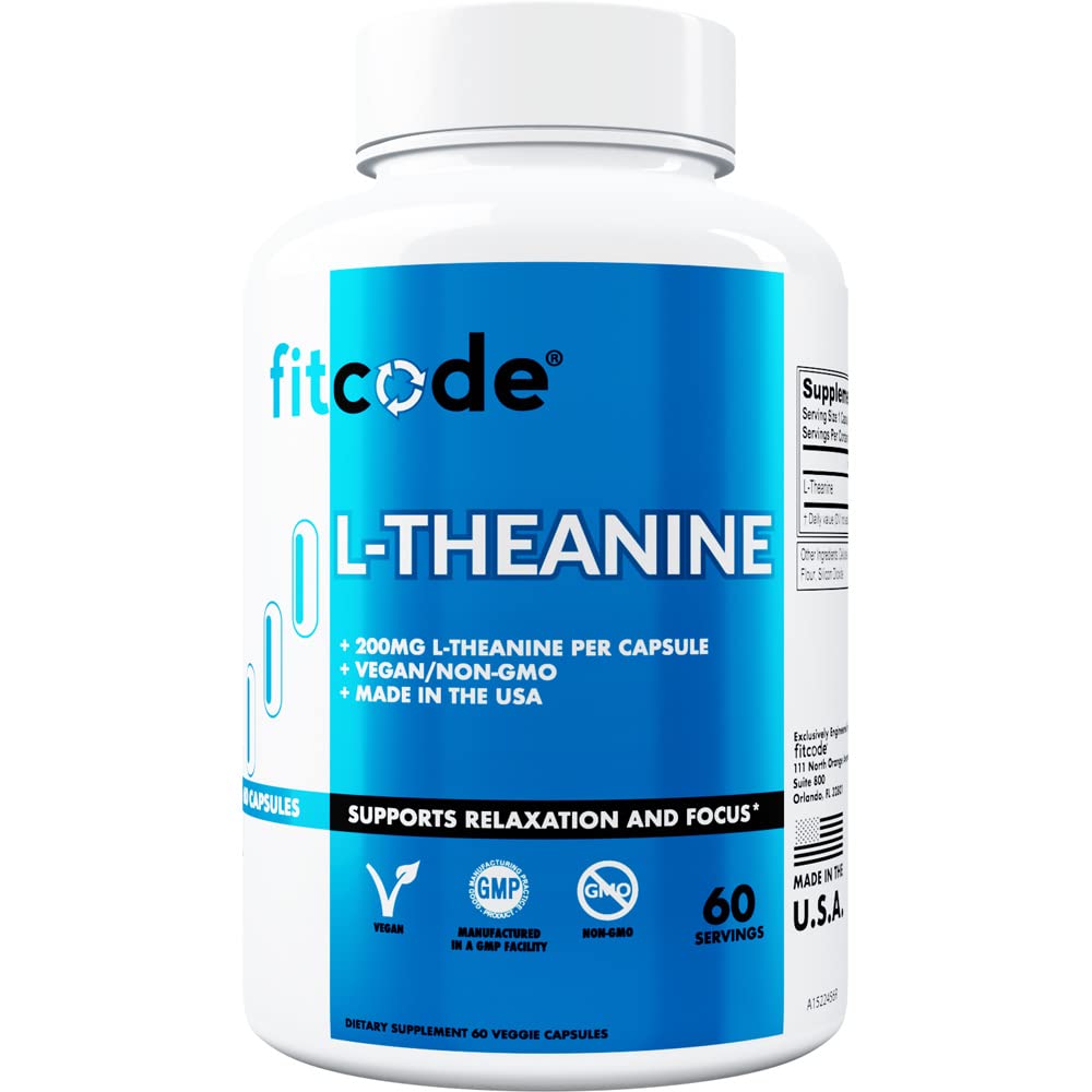 Focus ve Relaxation L-theanine 200mg Nootropic Supplement for Care Energy and Focus - Daytime Mood Support and Nootropic Focus Supplement