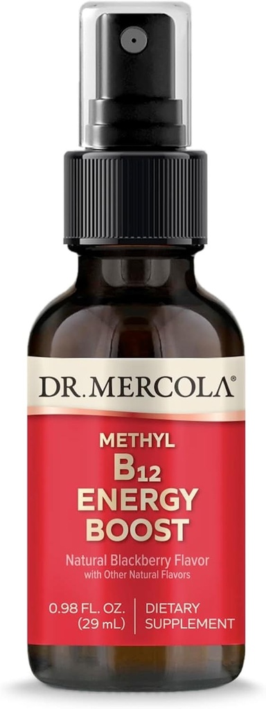 Dr. Mercola Me12 Enerji Boost Spray, 0.98 Fl. Oz. (29 mL), 39 Hizmet, Diyetsel Tamam, Destekler Ruh Focus, Non-GMOB