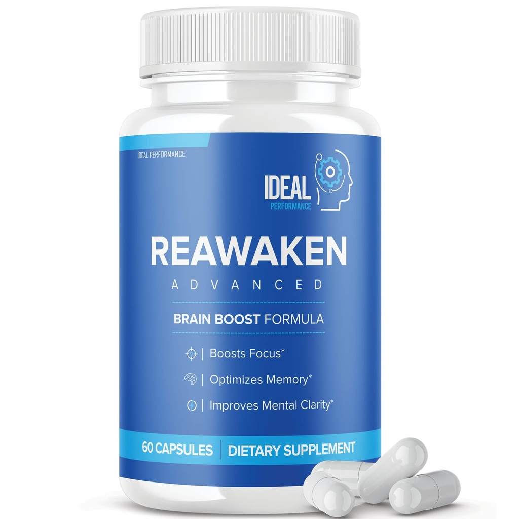 Reawaken Brain Boost συμπλήρωμα για τη μνήμη Advanced Formula (60 κάψουλες)