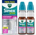 Vicks Sinex Severe Nasal Sprey, Ultra Fine Mist'ı Aloe, Decongestant Tıp, Soğuk veya Alerjiler nedeniyle, Nasal Congestion & Sinus Baskı Yardımı, 265 Spreys x 2