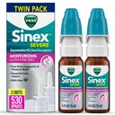 Vicks Sinex Severe Nasal Sprey, Ultra Fine Mist'ı Aloe, Decongestant Tıp, Soğuk veya Alerjiler nedeniyle, Nasal Congestion & Sinus Baskı Yardımı, 265 Spreys x 2