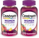 Centrum MultiGummy Gummy Multivitamin για γυναίκες, Multivitamin / Multimineral συμπλήρωμα με βιταμίνη D3, Β Βιταμίνες και Αντιοξειδωτικά, Ποικίλες Γεύσεις Φρούτων - 170 Count (Pack of 2)