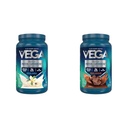 Vega Protein ve Yeşiller G, Çikolata + Vanilla (25 Her Şeye Hizmet Ediyor) - Bitki bazlı Protein Toz, Keto-Friendly, Gluten Free, Non Dairy, Vegan, Non Soy, Non GMO, Lactose Free
