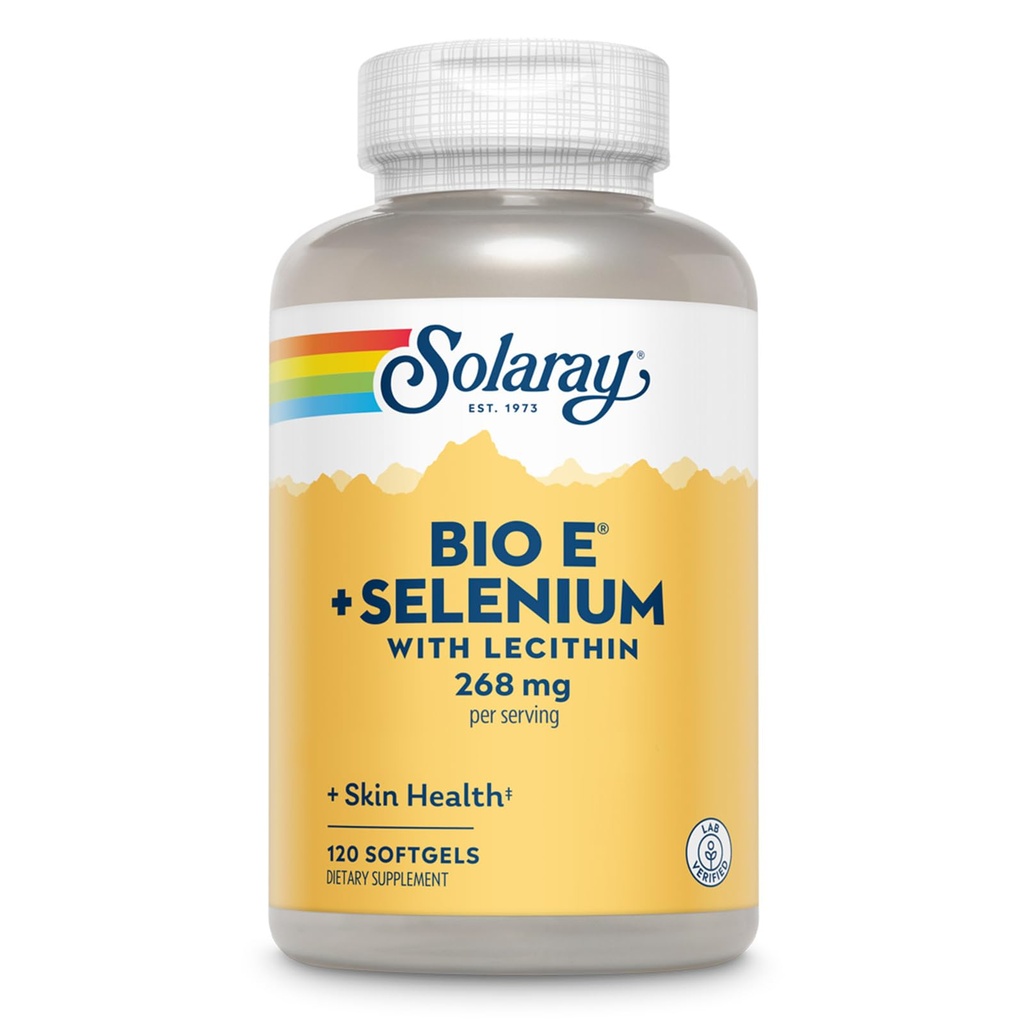 Solaray Bio E Selenium Supplement, 400iu, 120 Kont