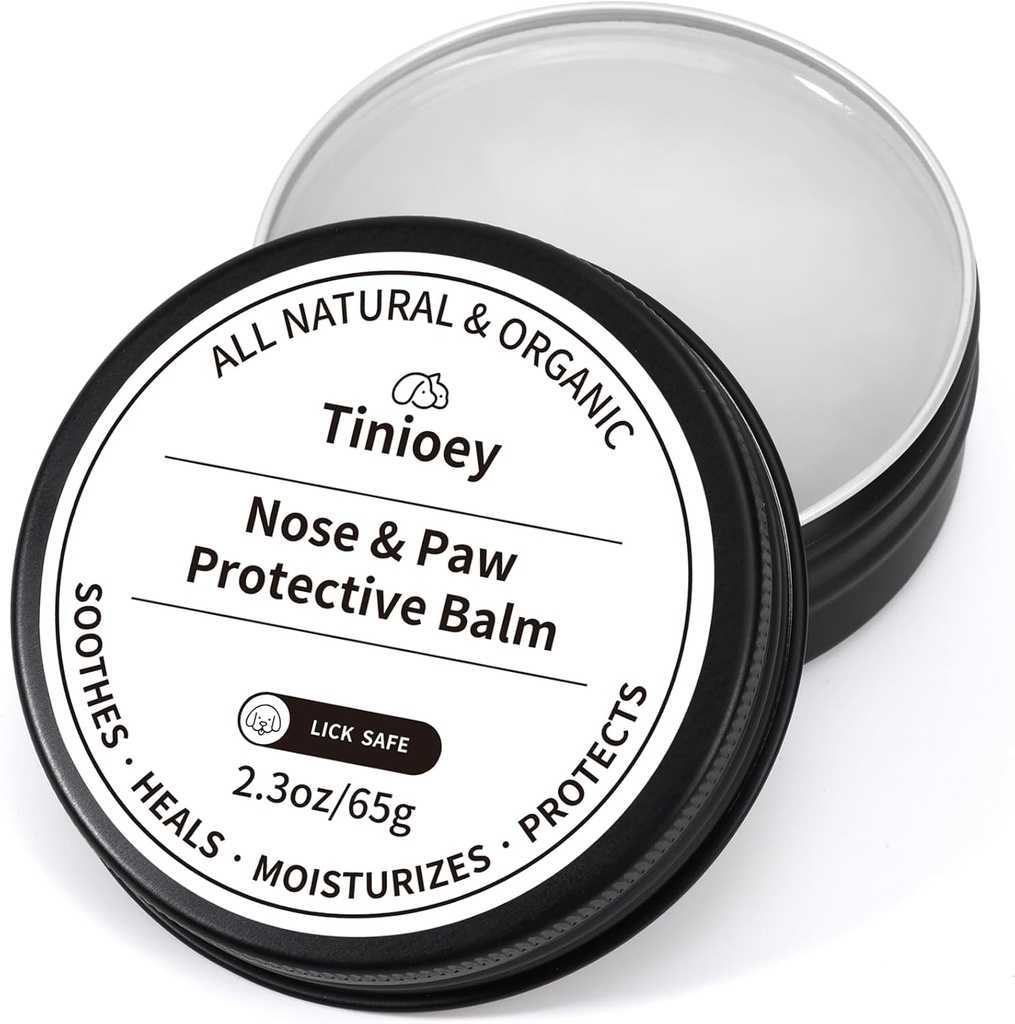 Dog Paw Balm Köpekler Lick Güvenli (2.3oz) |% 100 Doğal & Organik Kedi Köpek Paw Pad Balm | Kuru Nose için Köpek Nose Balm | Köpekler için Patlayıcısı Snout Soother