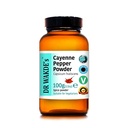 DR WAKDE'nin Cayenne Pepper Tozu (Capsicum frutescens) - 100g (3.5oz) | Pure, Raw & Tray Toz | Ayurvedic Herb | Vegan |
