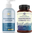Μαγνήσιο Lotion και Μαγνήσιο Κιτρικό συμπλήρωμα 