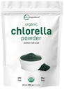 Mikro Malzemeler Organik Klorella Toz, 20 Ounces | Kırık Hücre Duvar Tamam, Protein ve Vitaminlerde Zengin | Non-GMO, Vegan, Non-Irradiatedated