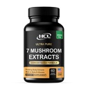 Aslanların Mane Cordyceps Chaga Reishi Turkey Tail Maitake Shiitake Capsules - Natural Vitamins Minerals Antioksis Supplement - Amerika'da Made