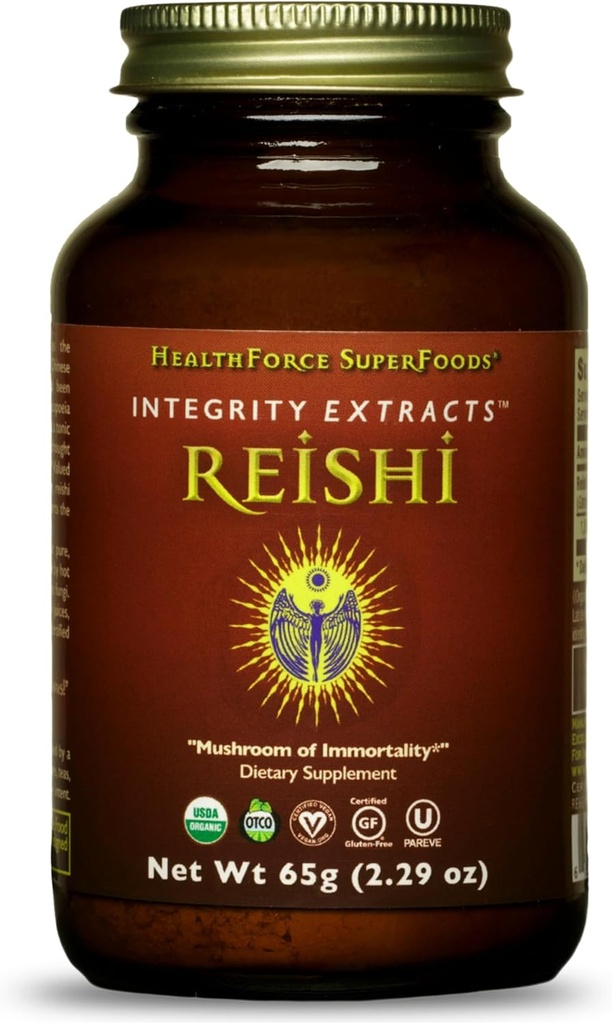 HealthForce SuperFoods Integrity Extracts Reishi - Toz - 65 Grams