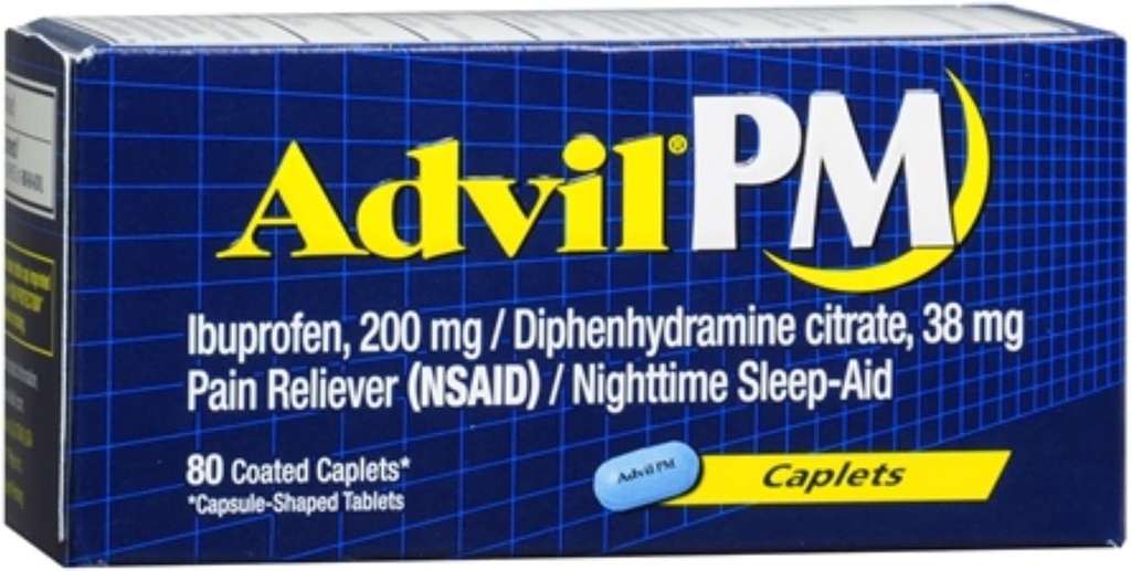 Advil Pm Caplet 80ct Boyut 80