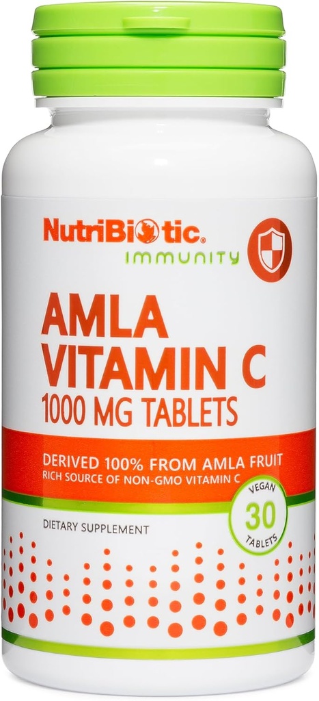 NutriBiotic Amla Vitamin C, 30 Tabs 
