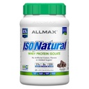 ALLMAX Beslenme ISONATURAL Whey proteini Isolate, Chocolate - 2 lb - Protein Per Scoop - Zero Fat & Sugar - 99 Lactose Free - Prebiyotiks - Yapay Flavors - 29 Servisler - Yapay Flavors - 29 Hizmetler