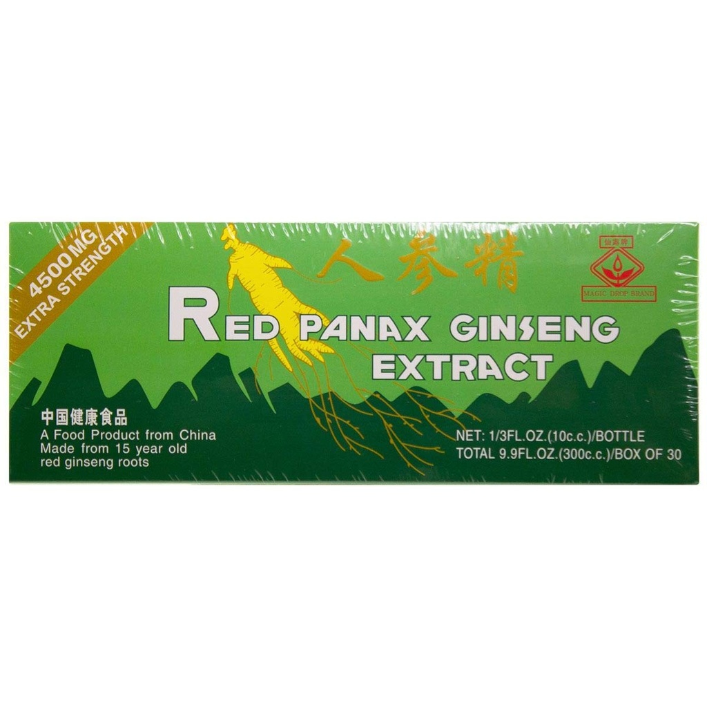 Global 20 Yıl Eski Red Panax Ginsengi -Extra Strength- 10 ml X 30 Şişe - Değer Paketi