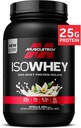 MuscleTech ISO ISO ISO Whey Isolate protein Toz, Vanilla - Lean Muscle Gain için Post Workout Gym Supplement, Body Building Kilo Winer & Recovery - 25g Protein, BCAA, EAA & 0 eklendi Sugar - 2lbs
