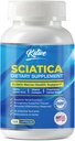 Sciatic Nerve Relief Supplement, Advanced Support Formula for Nerve Health, Alpha Lipoic Acid, Vitamin Complex, 120 Κάψουλες, Made in USA