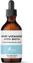 Ultra6 Beslenme Sıvı Biyotin Saç Vitaminleri ile - C, E, B6 & Organik Buhar Yağı - Saç, Cilt, Çiçekler ve Immunity Support