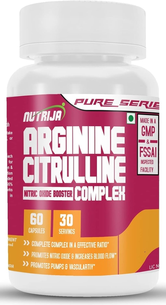 L-ARGININE AND L-CITRULLINE COMPLEXTM (60 Capsules)