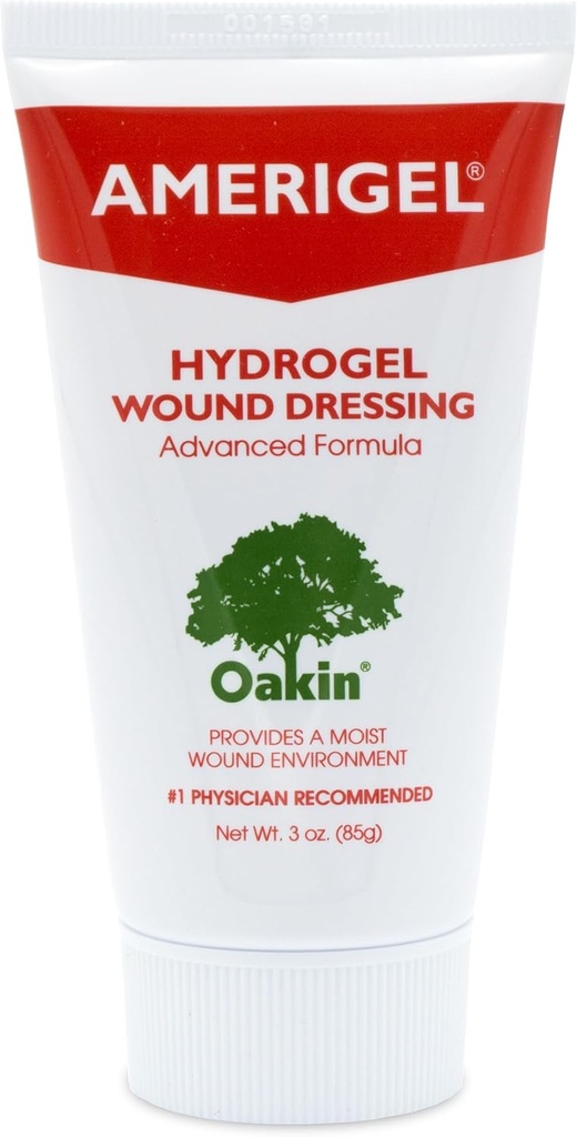 AMERIGEL Hydrogel Yara Giymek (3 oz.) - Kuru Yaralar için Moisture-Rich Healing Environment sağlayın