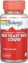 Solaray Red Yeast Rice Plus CoQ-10-60 Κάψουλες χορτοφάγων