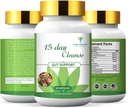 Saf &Organic 15 Gün Gut Sistemi için Temiz - Ginkgo Biloba & Ginger (30 Capsules) - Doğal Detox, Digestive Health