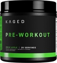 Kaged Original Pre Workout Toz | Krisp Apple | Pre-Kaged | Formulated with Kret Tina, Beta Alanine, Pure Caffeine | 20 Servisler