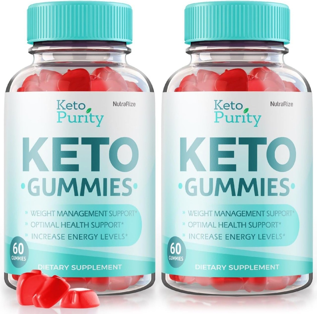 NutraRize ( Gelişmiş Kilo kaybı için 2 tane Ketonları paketi, Keto + ACV Gummy, maksimum Güçlü Diyet Tamam, Gomitas Yorumlar (120 Gummies)