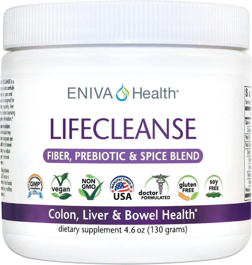 Eniva LifeCleanse Natural Fiber Kompleksi Toz (4.23 oz)