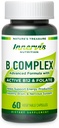Bioactive B Complex με ενεργό B12 & Folate – Υποστηρίζει την ενέργεια, τον εγκέφαλο και τα νεύρα υγεία, 60 κάψουλες Vegan