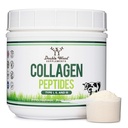 Collagen Peptides Powder - Hydrolyzed Collagen, Keto Safe - 16.08oz - Multi Type 1, 2, και 3 (Grass Fed Bovine Source)(Colageno Hidrolizado) Συμπληρώματα κολλαγόνου για γυναίκες και άνδρες με διπλό ξύλο