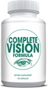 Pure Eye Health Vitamin & Mineral Yetişkinler için Tamamlar | #1 Full Research Vision Formula w/Bilberry, Lutein, Zeaxanthin, Lycopene, Resveratrol | Supports Eye Strain, Kuru Gözler 60 Capsules