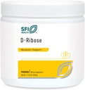 Klaire Laboratuvarları SFI Health D-Ribose Toz - Enerji Metabolism & Cardiovascular Destek - Doğal, Mild Sweet Taste ile Hipoallergenic D-Ribose Supplement - Su veya Meyveye Mix (300g / 10.58oz)