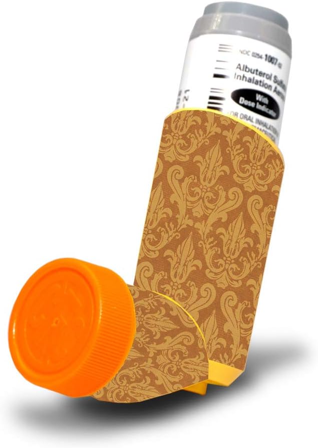 CanySkins Skin for Proventil HFA Asthma Inhaler - Altınlar | Koruyucu, Dayanıklı ve Benzersiz Dyson Decal Cover | Uygulamalı Kolay, Kaldırın ve Değiştirin