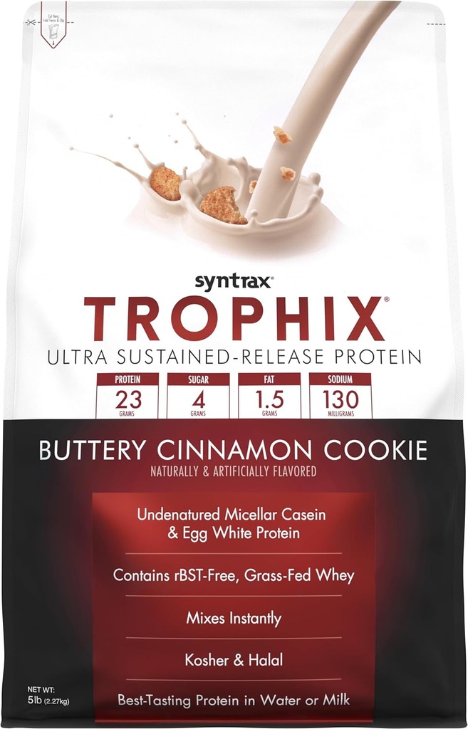 Τρόφιξ διατροφής Syntrax - Ultra Content-Release Protein Blend, Buttery Cinnamon Cookie 5 λίβρες.