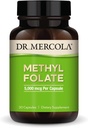 Dr. Mercola Metil - Destekler Detoxification & Hücre Sağlığı - 5-MTHF Folate - Bio available Formula - 5 mg - 30 Capsules