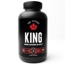 Fittest King - testosteron ATM Supplement - Hormon Sağlığı, Stamina, & Strength - Bovine Liver, Bone Marrow, Heart & Testi - 180 Capsules