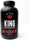 Fittest King - testosteron ATM Supplement - Hormon Sağlığı, Stamina, & Strength - Bovine Liver, Bone Marrow, Heart & Testi - 180 Capsules