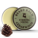 Striking Viking Ayıd Balm for Men - Beard Situationer - Styling Balm Doğal Türlü Ayıd Butter, Argan & Jojoba Oils (2 Ounce (kırda 1), Cedar Scent)