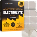 Elyte Patches with Vitamin D - 36 Adet | Hydration, Electrolyte Balance | Sports, Gym, Fitness, and Active Lifestyles