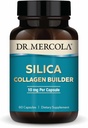 Dr. Mercola Silica Collagen Builder - Plant-Based Silica Supplement to Support Skin, Hair, Nail & Bone Health - Non-GMO, Gluten-Free & Soy-Free - 60 Capsules (60 hizmet)