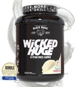 Dünya Beslenme Paketi Black Magic Wicked Great ile uyumlu - Kas Destek ve Kurtarma için Mass Winer French Vanilla Flavor, 7.24 LBS Protein Toz Supplement with Beauty