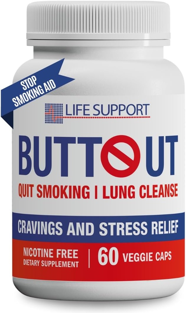 AmatOut Oldukça Sigara Lung Cleanse. Sigara ve Destek Respiratory Health - Natural Lung Cleanse & Detox. Nicotine Free. 60 Kont - 30 Day Supply
