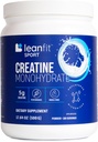 LeanFit Sport CREATINE MONOHYDRATE σε σκόνη, Unflavored - Ενημερωμένη επιλογή Πιστοποιημένη, μικρονισμένη & φαρμακευτική Crade Creatine, Gluten-free, Vegan – 5g Creatine ανά υπηρεσία, 100 εξυπηρετούν, 17.64oz Δίσκος